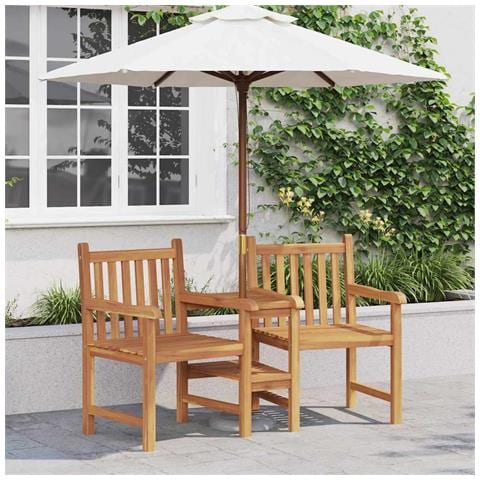 Sedie da Esterno Marrone 152 x 63 x 89 cm - Foto 2