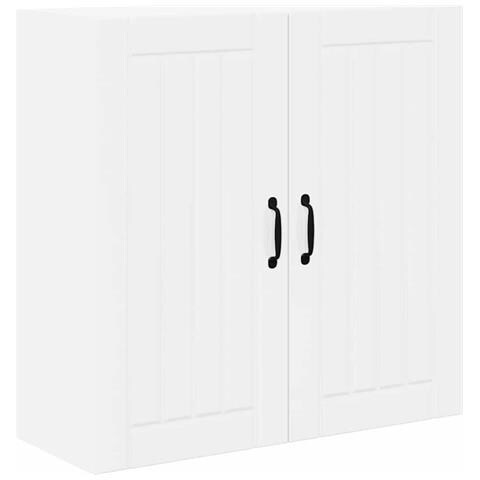 Mobile da cucina con lo scaffale Bianco Lucido 80 x 31 x 80 cm - Foto 1