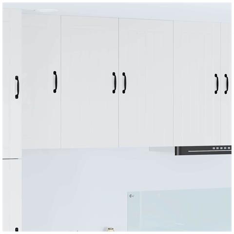 Mobile da cucina con lo scaffale Bianco Lucido 80 x 31 x 80 cm - Foto 2