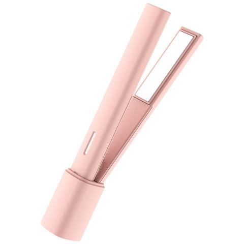 Mini Arricciacapelli Portatile Usb Con Rivestimento In Ceramica - Rosa - Foto 1