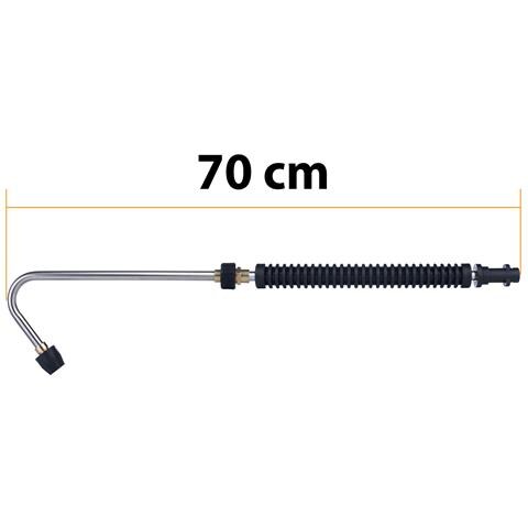 Lancia Angolare Di Ricambio Compatibile Con Idropulitrice Kärcher K - 160 Bar, 300 Mm + 400 Mm, Filettatura M18x1,5, Alta Qualità - Foto 2