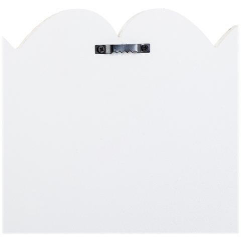 Pannello Decorativo In Legno Intagliato Bianco 60x3x60h - Foto 8