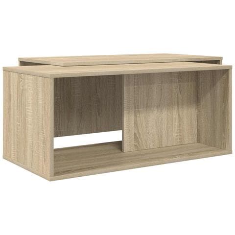 Set di Tavolini da Caffè 2 pcs Rovere Sonoma Legno multistrato - Foto 1