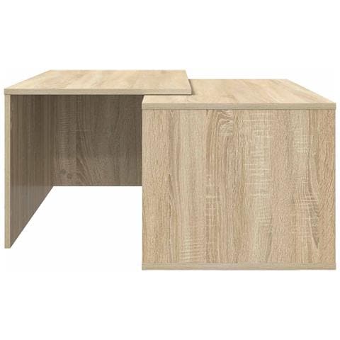 Set di Tavolini da Caffè 2 pcs Rovere Sonoma Legno multistrato - Foto 9