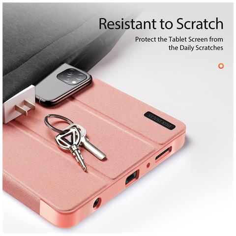 Cover per Galaxy Tab A9, Galaxy Tab A11 - Pelle /PU, Rosa - Foto 4