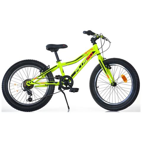 Bici Mountain Bike Bambino Mtb Bicicletta Bimbo Con Ruote Plus Misura 20 Art. 420up Cambio 6v Linea Aurelia - 20 Arancione - Foto 2