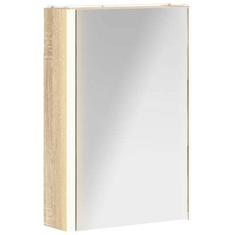 Mobiletto per specchio da bagno Rovere Sonoma 33 x 11,5 x 50 cm - Foto 1