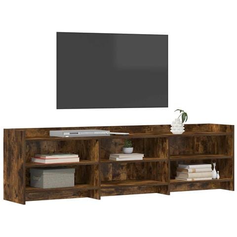 Mobile TV 168 x 33 x 47 cm Rovere Fumo Legno ingegnerizzato - Foto 2