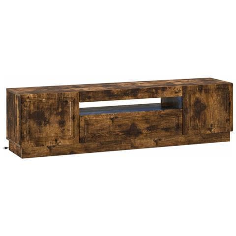 Mobile TV LED Rovere Fumo Legno ingegnerizzato - Foto 1