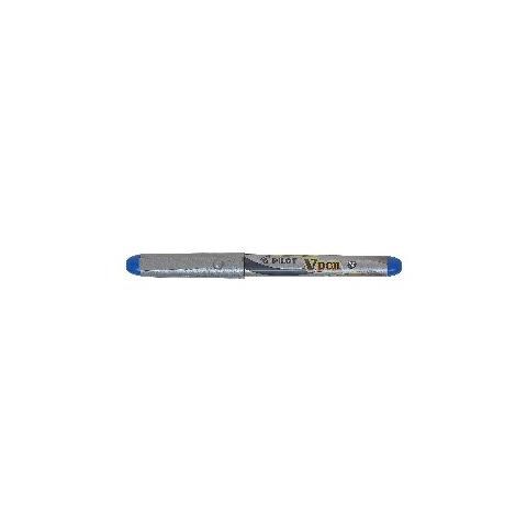 confezione da 12 pezzi - penna stilografica blu v-pen silver pilot - Foto 1