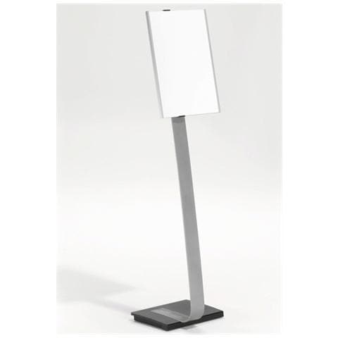 pz. 1 Info Sign Stand A3 argento metallizzato 1.25 m 481323 - Foto 1