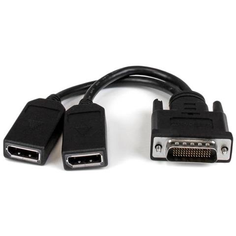 Cavo Adattatore LFH59 / DMS59 a doppio DisplayPort - Convertitore LFH59 a due uscite DP da 20cm - Foto 1