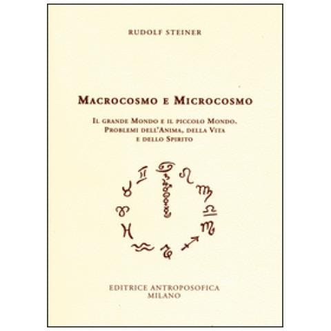 Rudolf Steiner - Macrocosmo e microcosmo - Foto 1