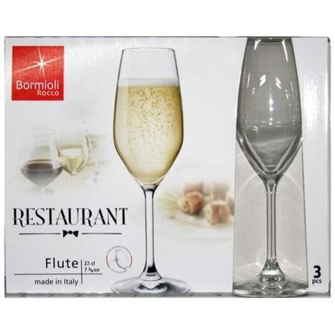 Set 6 X 3 Calici In Vetro Restaurant Flute Cl22 - Foto 2