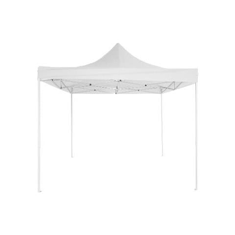 Gazebo Pieghevole Professionale Con Telo Impermeabile M 3x3 Bianco - F003 - Foto 1