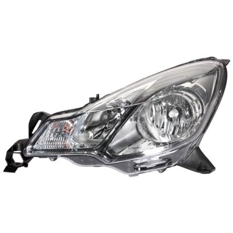 Proiettore Faro Destro Dx Citroen Ds3 10> -citroen C3 13> Cornice Nera H7-h1 - Foto 1