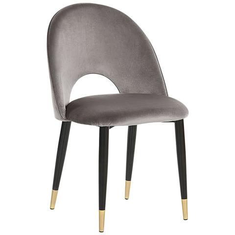 Set Di 2 Sedie Da Pranzo In Velluto Grigio Magalia - Foto 15