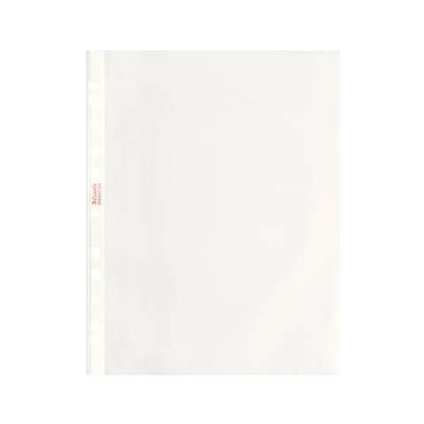 Buste A Perforazione Universale Goffrate Esselte Office 22x30 Cm Trasparente Antiriflesso Conf. 150 - 395697100 - Foto 1
