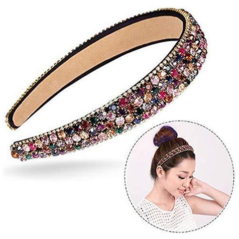 Fashional Brillante Cristallo Accessori Hairband Strass Capelli Hoop Hairband Per Le Ragazze E Le Donne - Foto 1