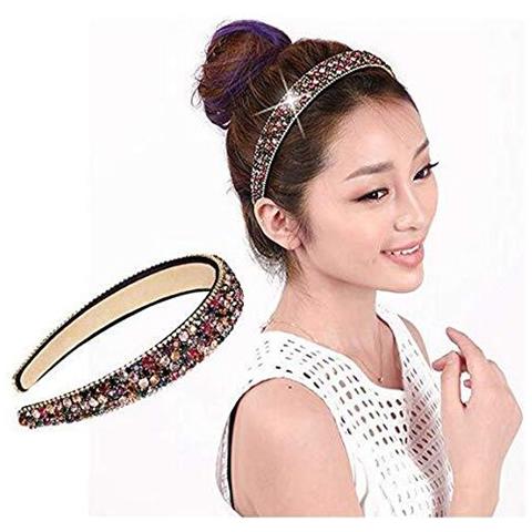 Fashional Brillante Cristallo Accessori Hairband Strass Capelli Hoop Hairband Per Le Ragazze E Le Donne - Foto 4