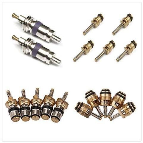 39pcs Car Refrigeration A C Valve Core Kit R12 R134a Automotive Aria Condizionata Valvola Della Gomma Stem Core Con Removal Tool Assortimento - Foto 4