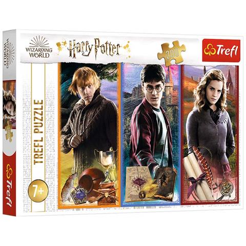 TRF13277 Puzzle da 200 Pezzi - Harry Potter: Nel Mondo della Magia e della Stregoneria - Foto 1