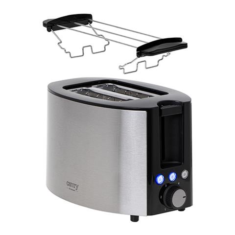 Toaster Cr 3215 Potenza 1000 W, Numero Di Slot 2, Materiale Alloggiamento Acciaio Inossidabile, Nero / acciaio Inossidabile - Foto 8