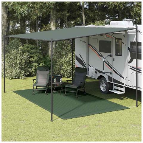 Tappeto da Tenda 200x400 cm Verde Scuro - Foto 2