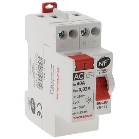 Interruttore Differenziale Con Vite - 40a Tipo Ac Nf - Foto 1