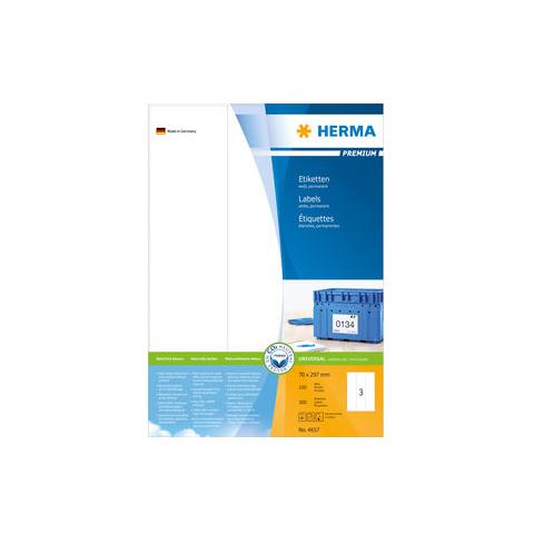 4657, Bianco, Laser / Inkjet, 70 x 297 mm - Foto 4