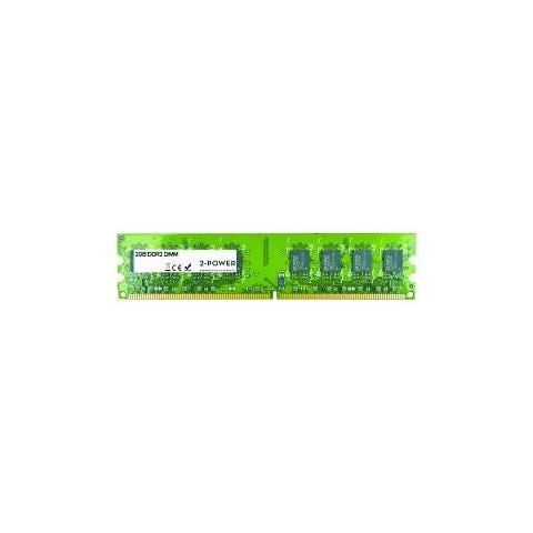 2-Power 2GB DDR2 800MHz DIMM, 2 GB, DDR2, 800 MHz, Verde, CE, RoHS, 16g - Foto 1
