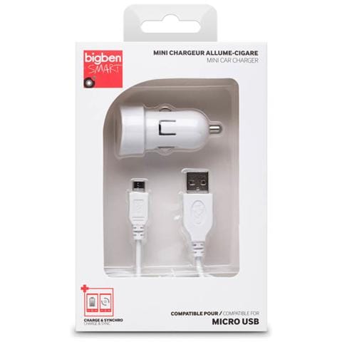 Interactive MINICACMICWBB, Auto, Telefono cellulare, Smartphone, Universale, Accendisigari, Bianco, Samsung Galaxy S6, Micro-USB - Foto 2