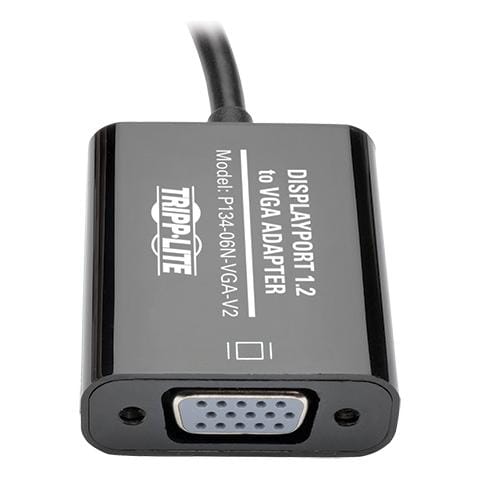 Tripp Lite P134-06N-VGA-V2 DisplayPort VGA (HD15) Nero cavo di interfaccia e adattatore - Foto 1