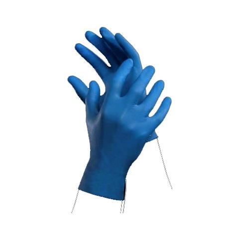 Guanti Nitrile S / polvere Blu L 100pz - Foto 1