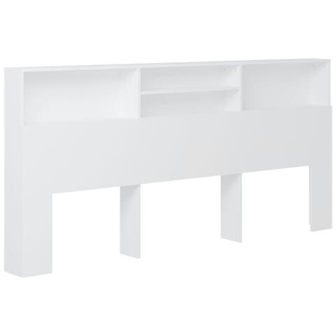 Testiera In Metallo Bianco VidaXL 100 Cm – Design Classico Per Letto, Struttura In Acciaio