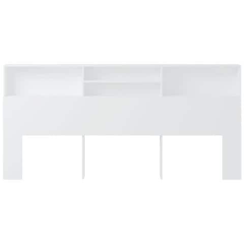 Testiera Con Contenitore Bianco 200x19x103,5 Cm - Foto 8