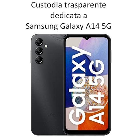 Ultra Slim Custodia Tpu Silicone 0,3mm Cover Case Per Samsung Galaxy A14 5g A146 Trasparente - Foto 2