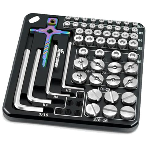 Kit Piastra Di Conservazione Con Viti E Chiave Per Fotocamera Dslr Black - Foto 1