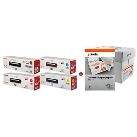 Original Value Pack Nero / Ciano / Magenta / Giallo 731 Mcvp + Prindo Universal Papier 2500 Blatt - Foto 1