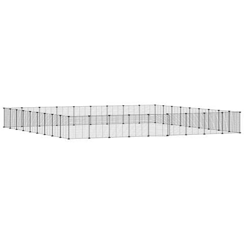 Gabbia Per Animali 36 Pannelli Con Porta Nera 35x35 Cm Acciaio - Foto 1