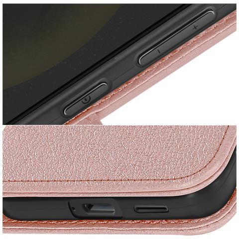 Custodia Per Samsung Galaxy S24 Portafoglio Funzione Supporto - Foto 2