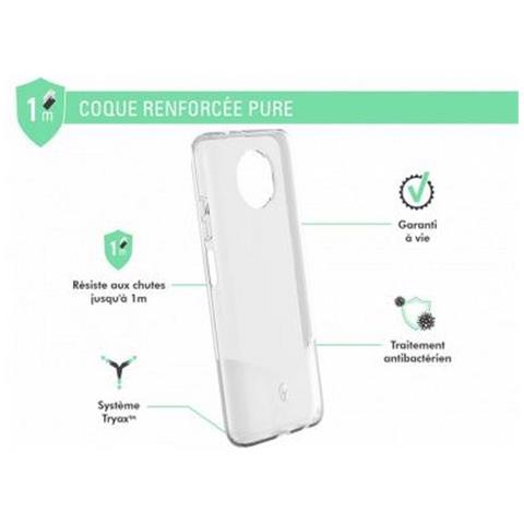 Cover Rinforzata Per Xiaomi Redmi Note 9t Pure, Trasparente - Foto 2