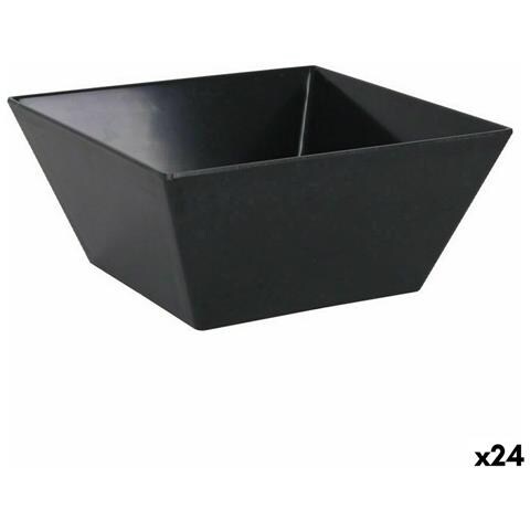 Ciotola Per Aperitivi La Mediterránea Melammina Antracite 18 X 18 X 8 Cm (24 Unità) - Foto 1