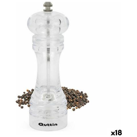 Macinapepe Trasparente 6,5 X 6,5 X 19 Cm - Foto 1