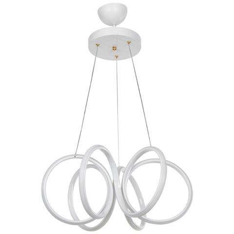 Lampada A Sospensione Led Ilya Forma Spirale Bianca Mdl4439 - Foto 2