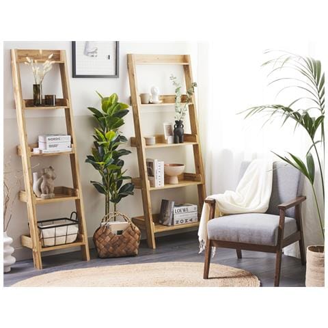 Mobile Con 5 Ripiani Mobile Trio 167 Cm Marrone Chiaro - Foto 1