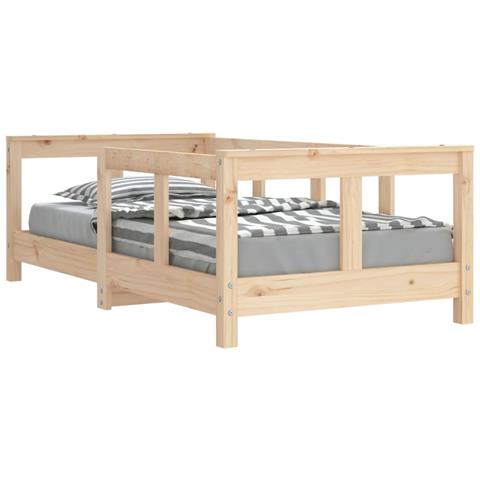 Giroletto Per Bambini 70x140 Cm In Legno Massello Di Pino - Foto 2
