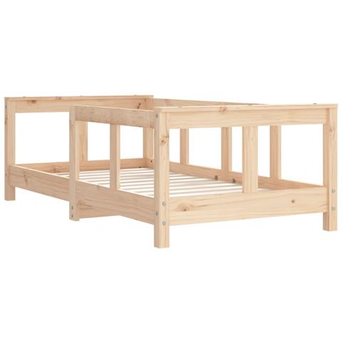 Giroletto Per Bambini 70x140 Cm In Legno Massello Di Pino - Foto 3