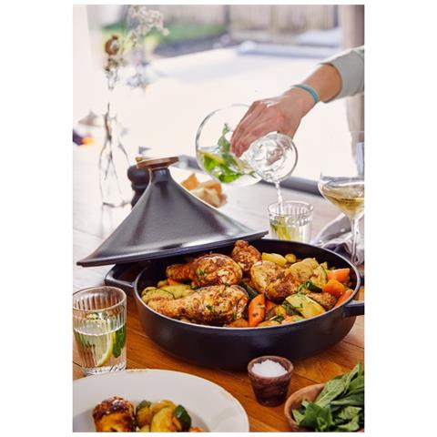 15140014 teglia da forno 3 L Rotondo Ghisa Pirofila casseruola - Foto 7