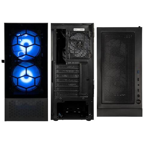 Case Observatory MX Glass ARGB Middi Tower ATX, micro ATX, Mini-ITX 2 Porte USB 3.0 Colore Nero (Finestrato) - Foto 7